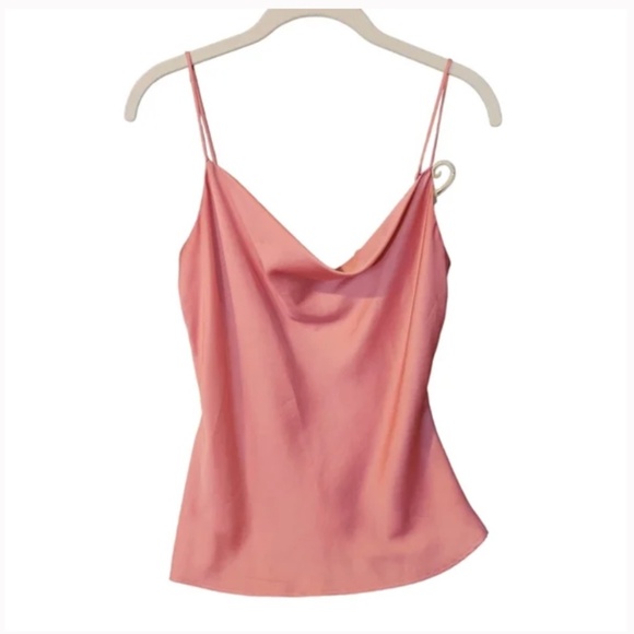 🩷 ZARA Pink Satin Effect Tank Top - Picture 3 of 5
